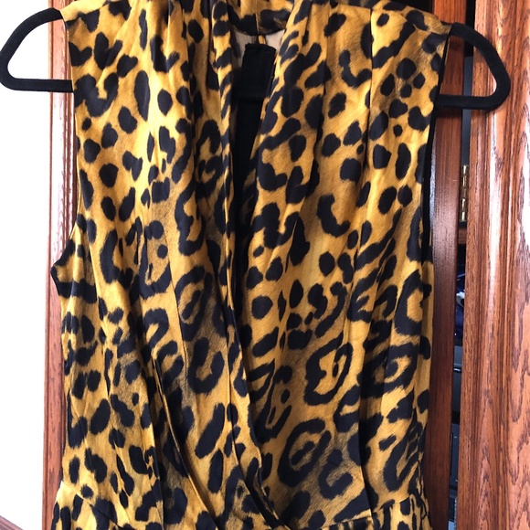 ❌SOLD❌Adam lippes leopard print midi dress - Picture 7 of 11